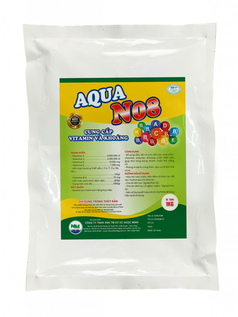 AQUA NO8 (tôm, cá) – Cung cấp vitamin và khoáng chất