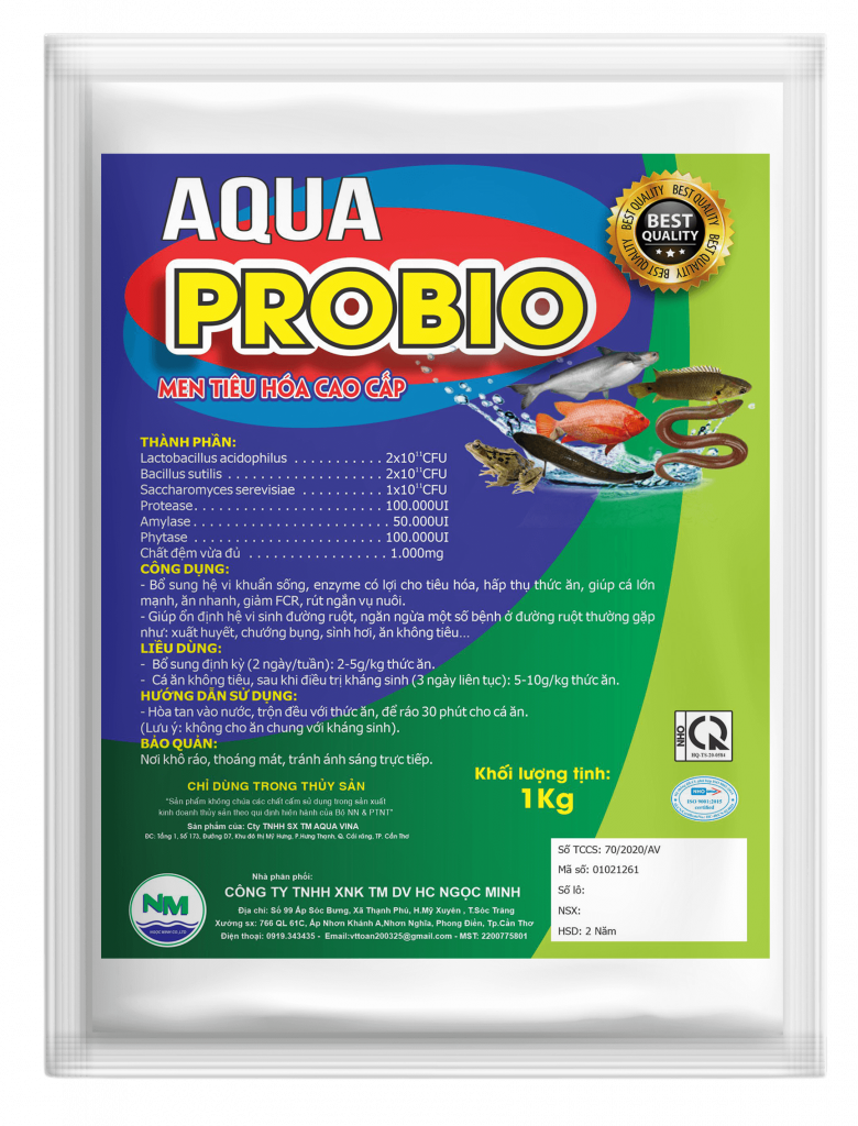 AQUA PROBIO (cá) – Men tiêu hóa cao cấp