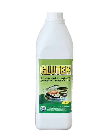 GLUTEK (cá) – diệt khuẩn gây bệnh xuất huyết gan thận mủ phòng nấm nhớt