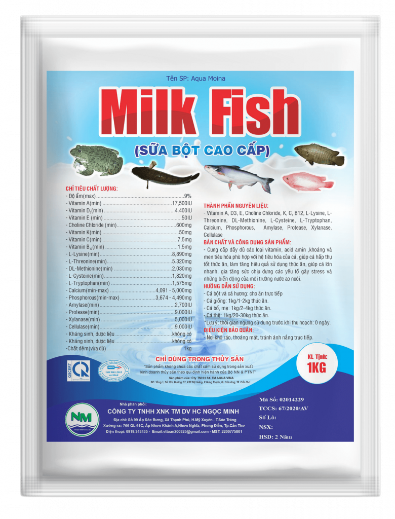 MILK FISH (cá) – sữa bột cao cấp