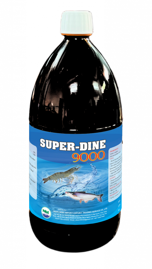 SUPER-DINE 9000 (tôm, cá) – sát khuẩn phổ rộng cho tôm, cá