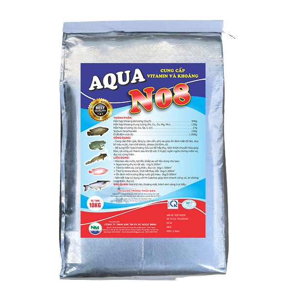 AQUA-NO8 (cá) – Cung cấp vitamin và khoáng