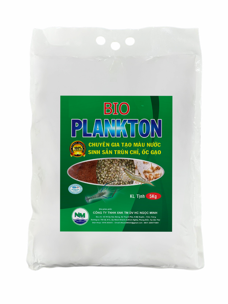 Bio Plankton (tôm, cá) – Chuyên gia tạo màu nước sinh sản trùn chỉ, ốc gạo