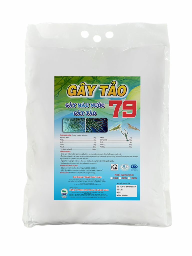 Gây tảo 79 (tôm) – gây màu nước gây tảo